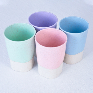 Copa de cepillo de plástico de gárgaras para el hogar Copa de dientes de plástico para tazas de enjuague bucal de cepillo de dientes de baño