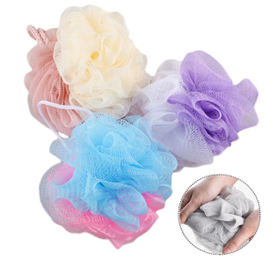 Esponja de baño y ducha de lufa, puf de malla grande, esponja de baño exfoliante, depurador corporal, Puff TJ211