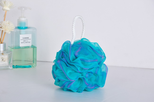 Esponja de baño de lufa XL 75 g Juego de 4 Ocean Colors - Lufa de ducha exfoliante suave para piel sedosa