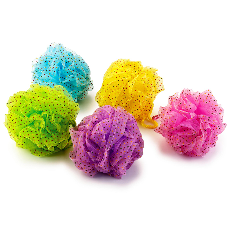 Cuerpo Exfoliante Depurador Loofah Baño Flor Ducha Puff Malla Esponja Cuerpo Puff TJ201