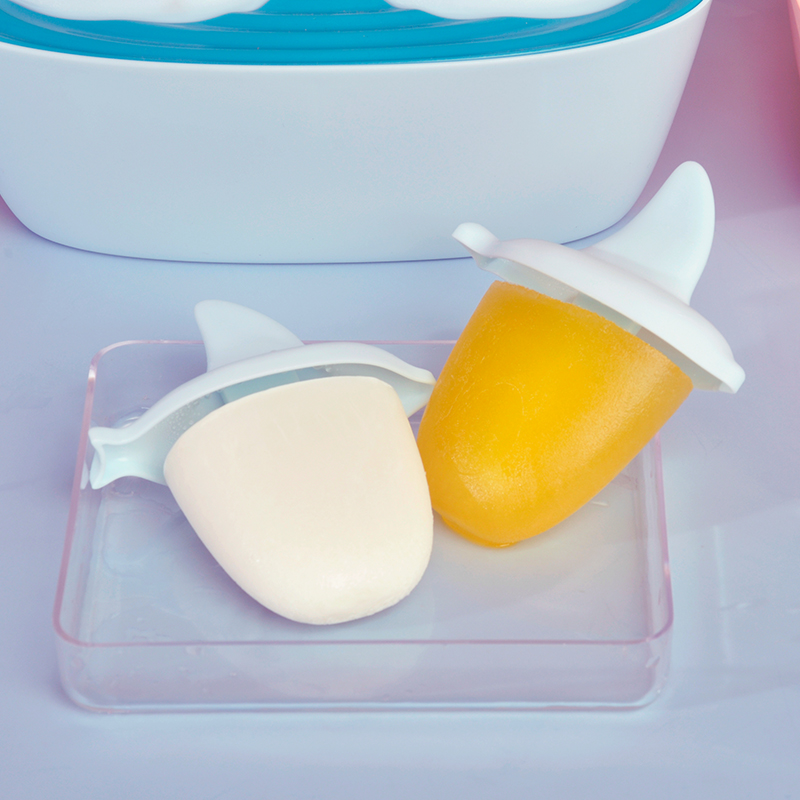 Molde de paletas de helado de alta calidad niños DIY Color sólido 8 Cavidad Popsicle Hielo Molde