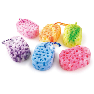 Best Seller, herramientas de ducha de baño orgánicas de alta calidad, esponja corporal TJ314